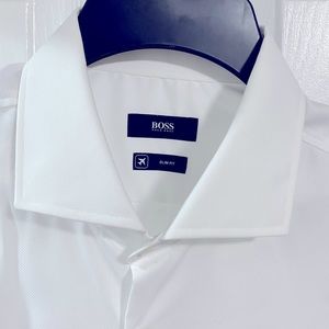 Boss white dress shirt, size 17